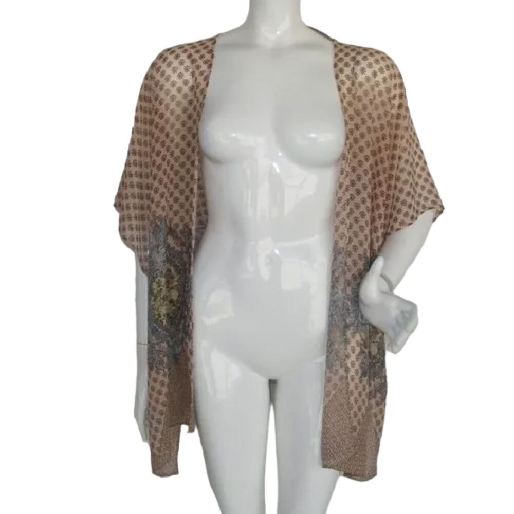 Scarf Poncho, S/M, Lightweight, Sak Saum, Semi-sheer
